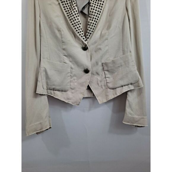 Banana Republic Ladies Blazer.  Tan, Size 8. - Picture 7 of 12